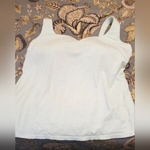 Women’s Lt. Mint GreenTank Top with Supportive Straps And Built In Bra.